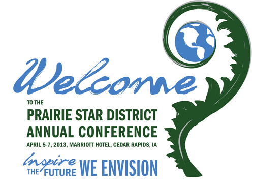 Prairie Star District Annual Conference branding and collateral materials